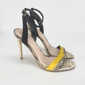 Aldo Multi Color Snake print heels